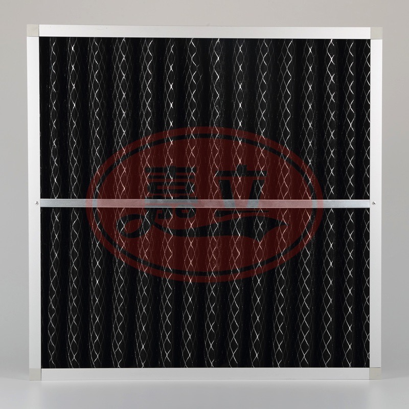 顺平折叠网覆网棉活性炭初效过滤器