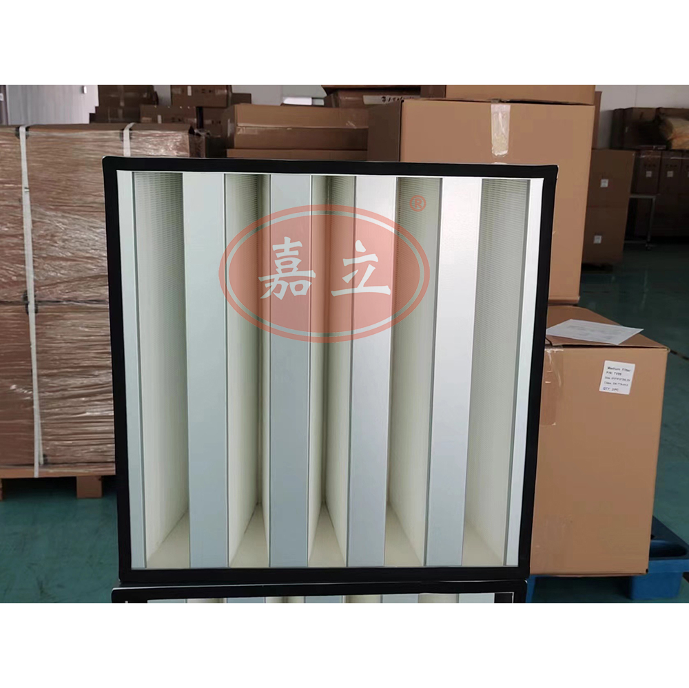 顺平W型V型密褶式箱式过滤器