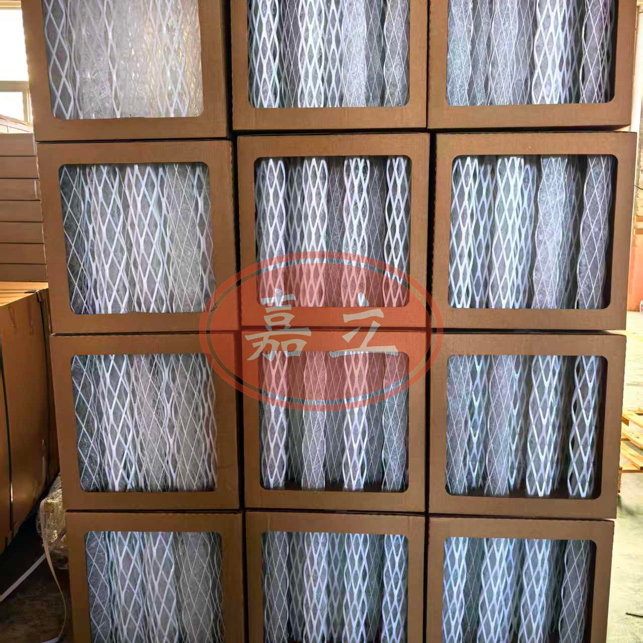 顺平3D柱型漆雾过滤收集器